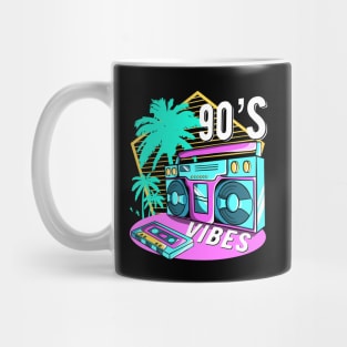 90s Vibes Outfit Retro Aesthetic 1990s Costume Retro Party Mug